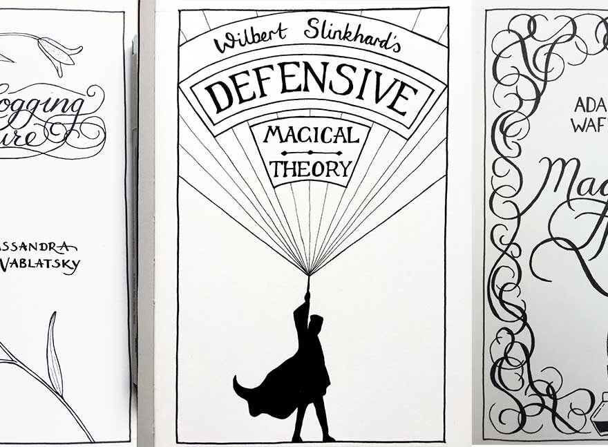 Harry Potter Textbook Covers An Epic Of Sorts Holly Dunn Design