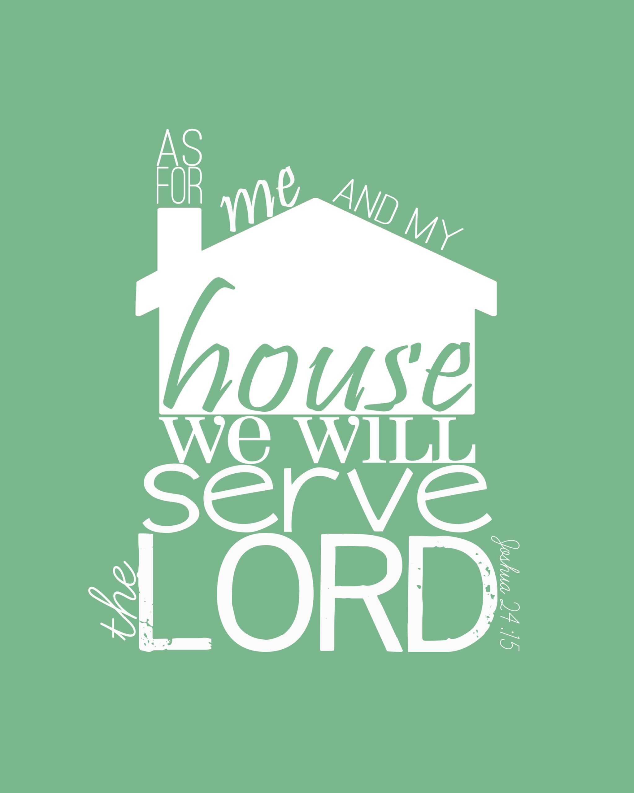 Joshua 24 15 Free Printable UnOriginal Mom