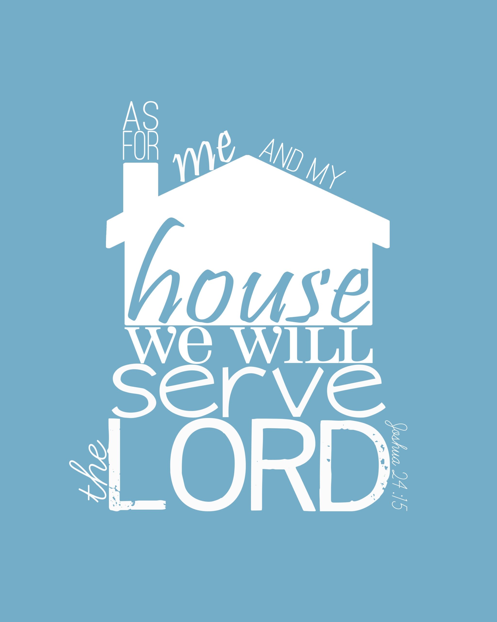 Joshua 24 15 Free Printable UnOriginal Mom