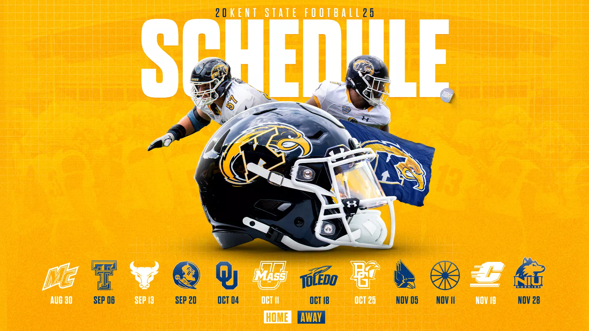 Kent State Announced 2025 Football Schedule Kent State Golden Flashes