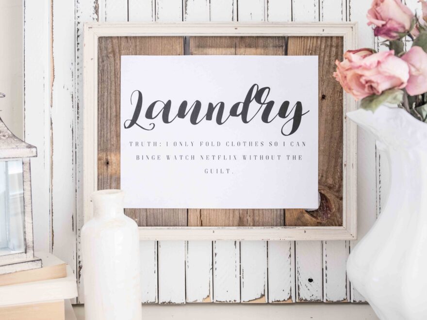 Laundry Room Printables Free Farmhouse Printables