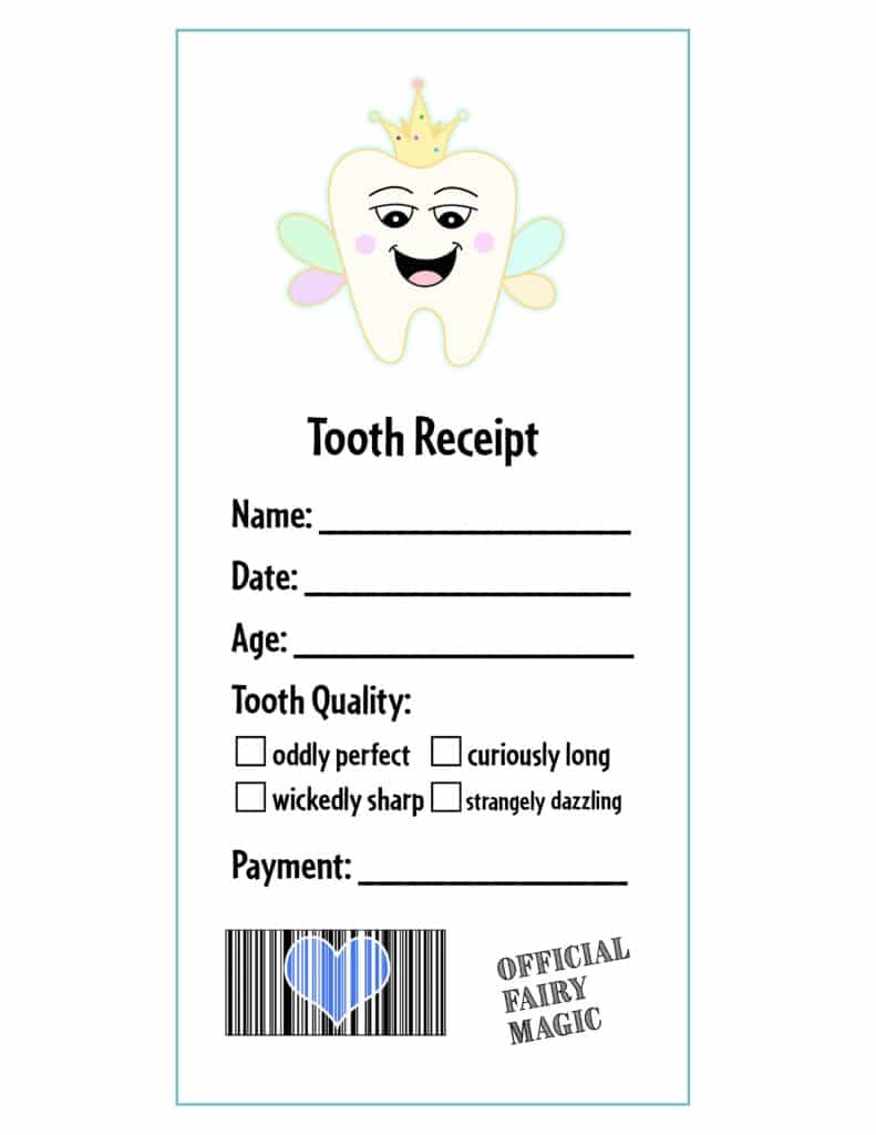 Letter From The Tooth Fairy Free Printable The Hollydog Blog