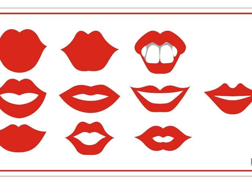 Lips Photo Booth Props Sales