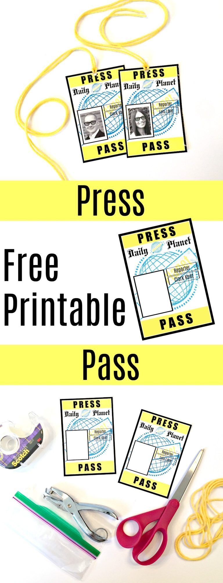 Lois Lane Badge Printable