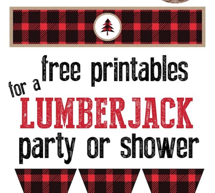 Lumberjack Party Free Printables Paper Trail Design