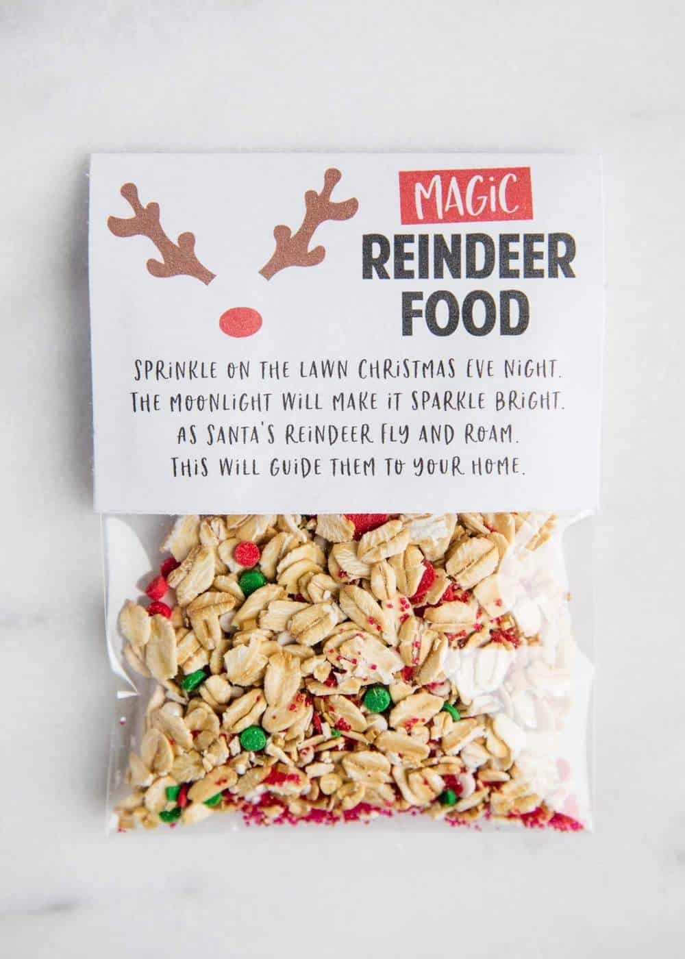 Magic Reindeer Food Poem Printables Free
