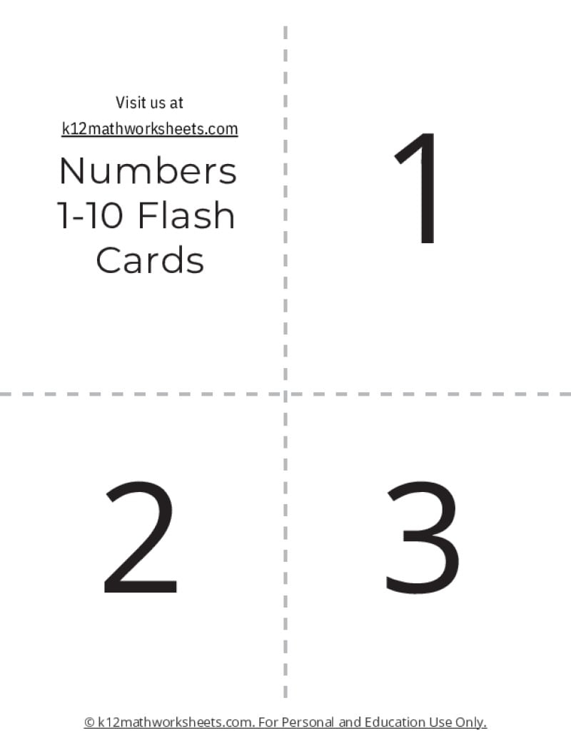Math Flash Cards Addition Subtraction Multiplication And More