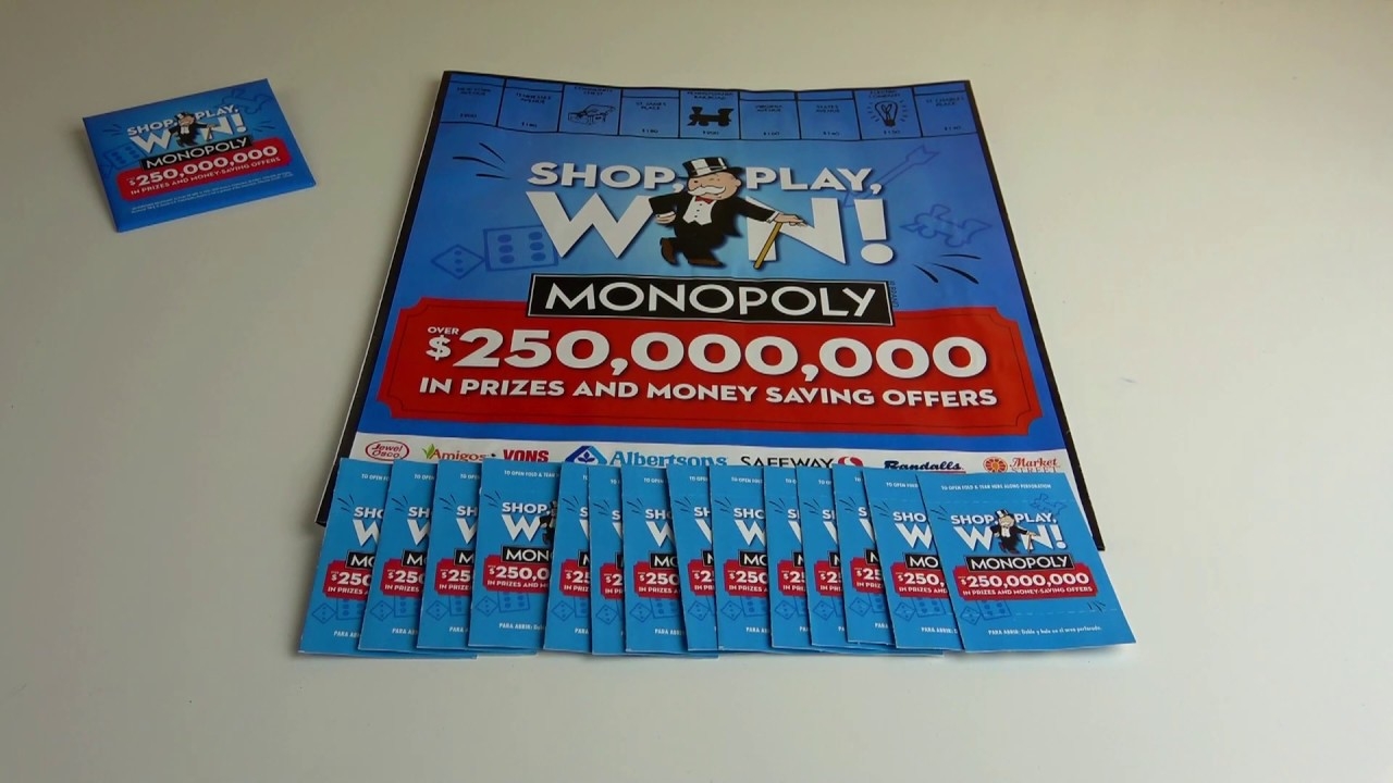 Safeway Monopoly Game Board Printable