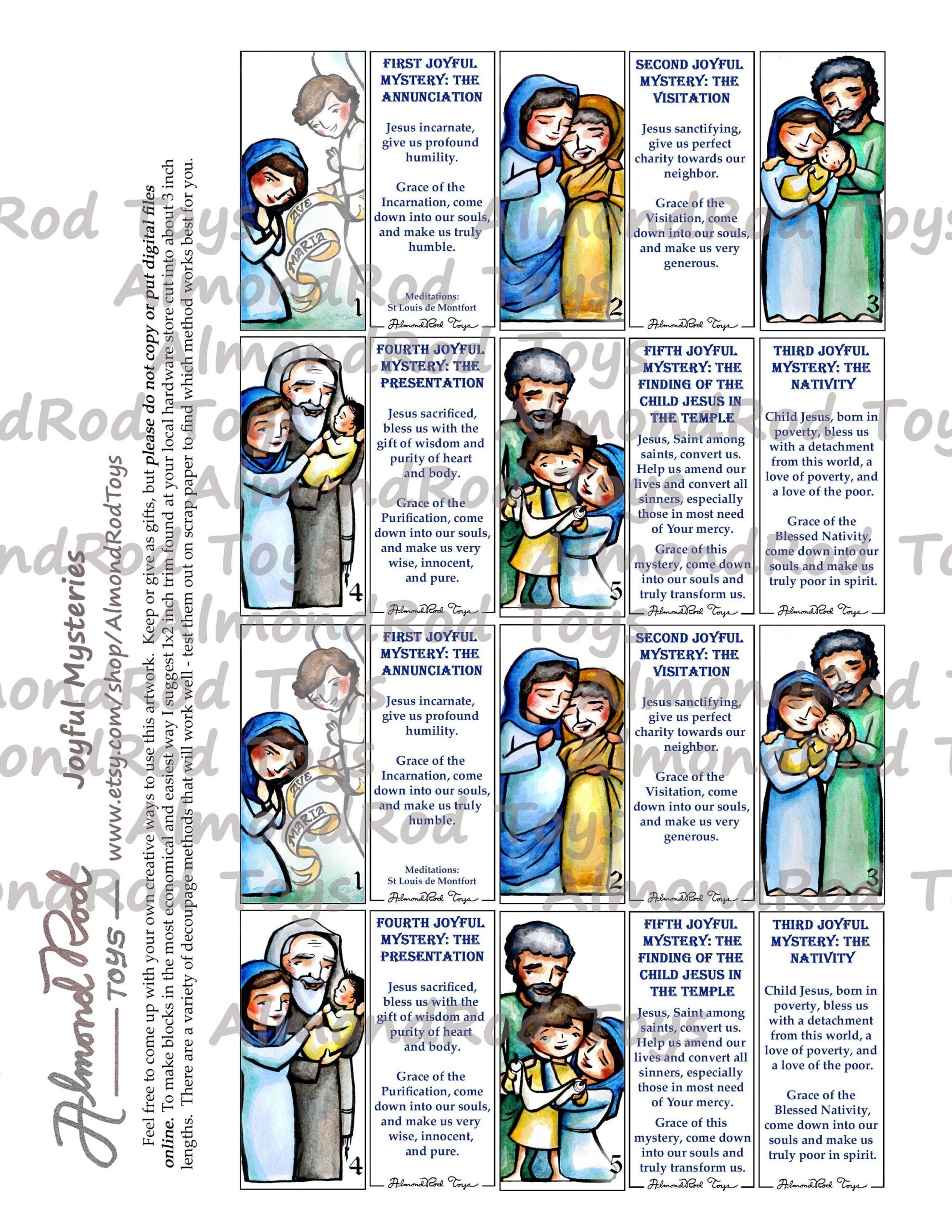 Mysteries Of 2025 The Rosary Printable