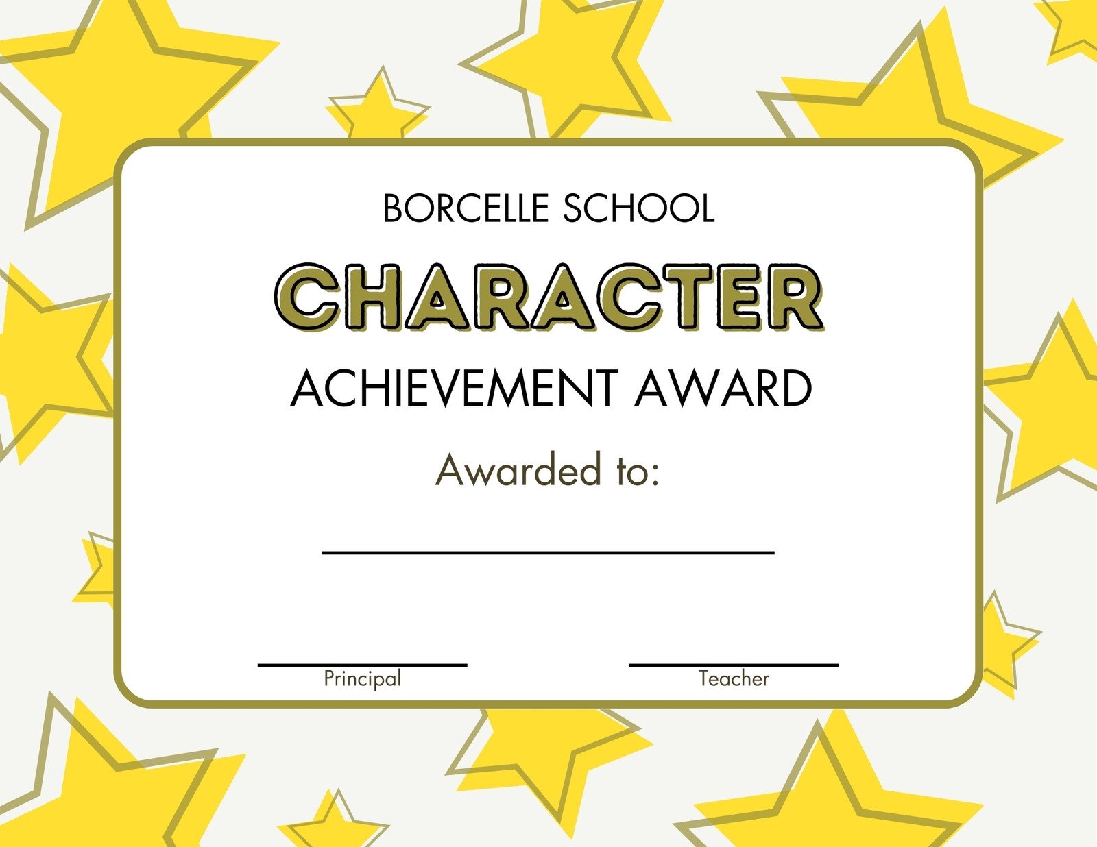 Page 2 Free Custom Printable Achievement Certificate Templates Canva