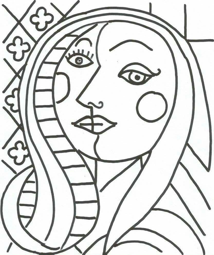 Picasso Art Coloring Pages 10 Free PDF Printables Printablee