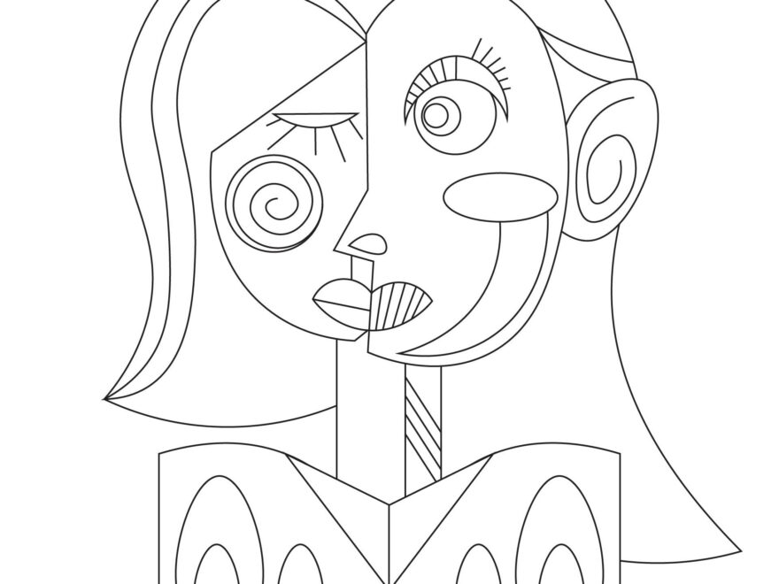 Picasso Art Coloring Pages 10 Free PDF Printables Printablee