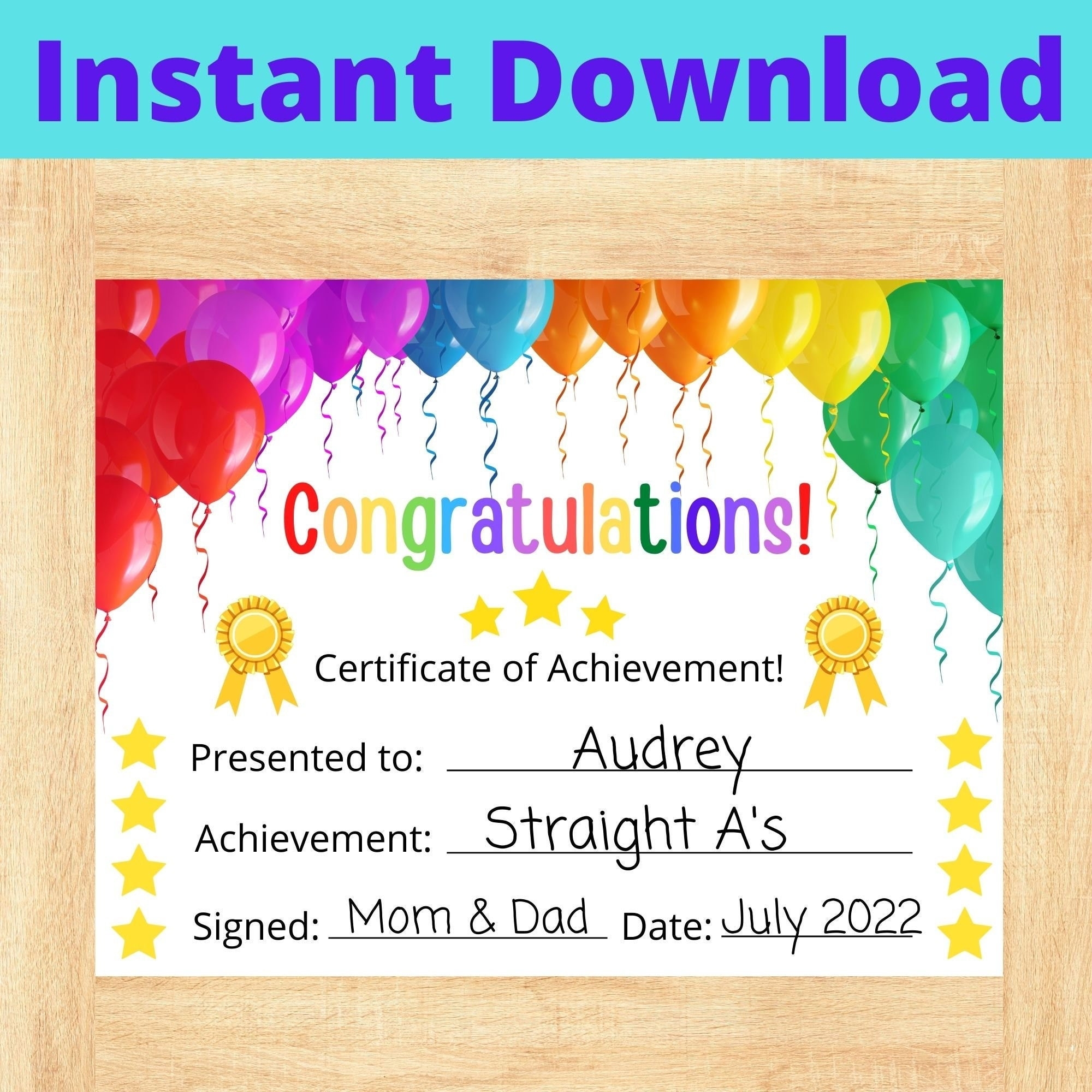 Printable Awards Certificates For Kids