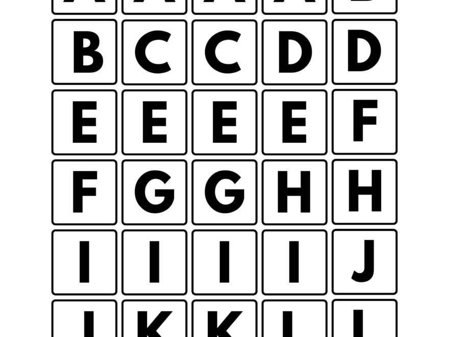 Printable Letter Tiles Etsy