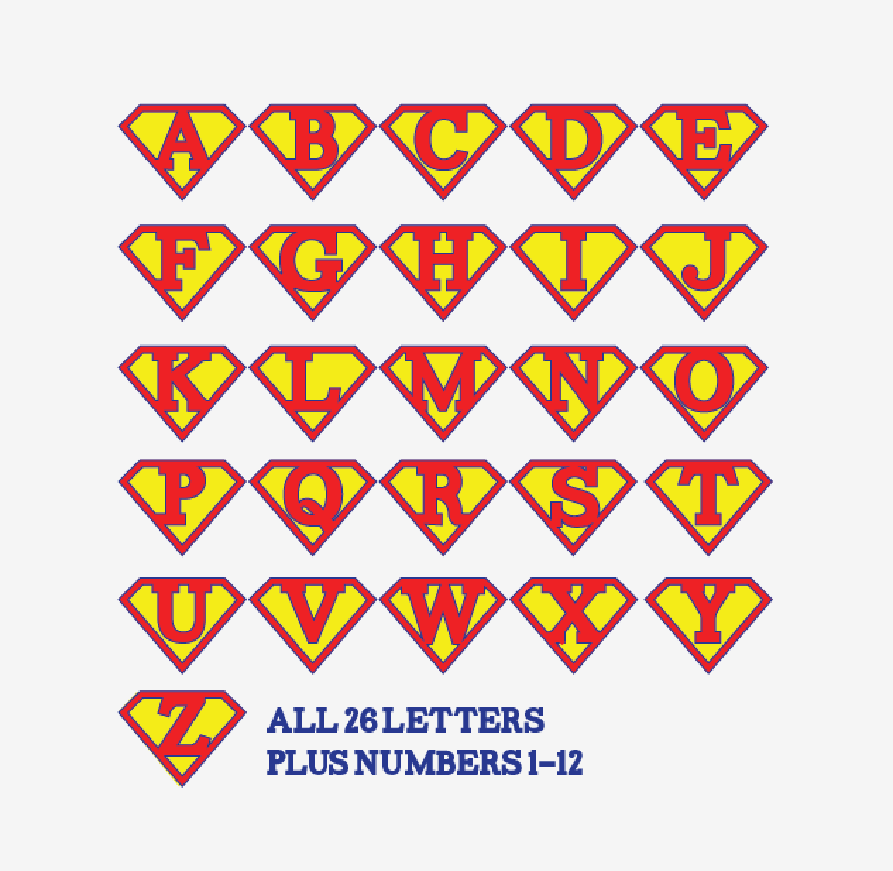 Printable Superman Birthday Banner For A Super Hero Birthday Party also Great As An Iron on T shirt Graphic Merriment Design