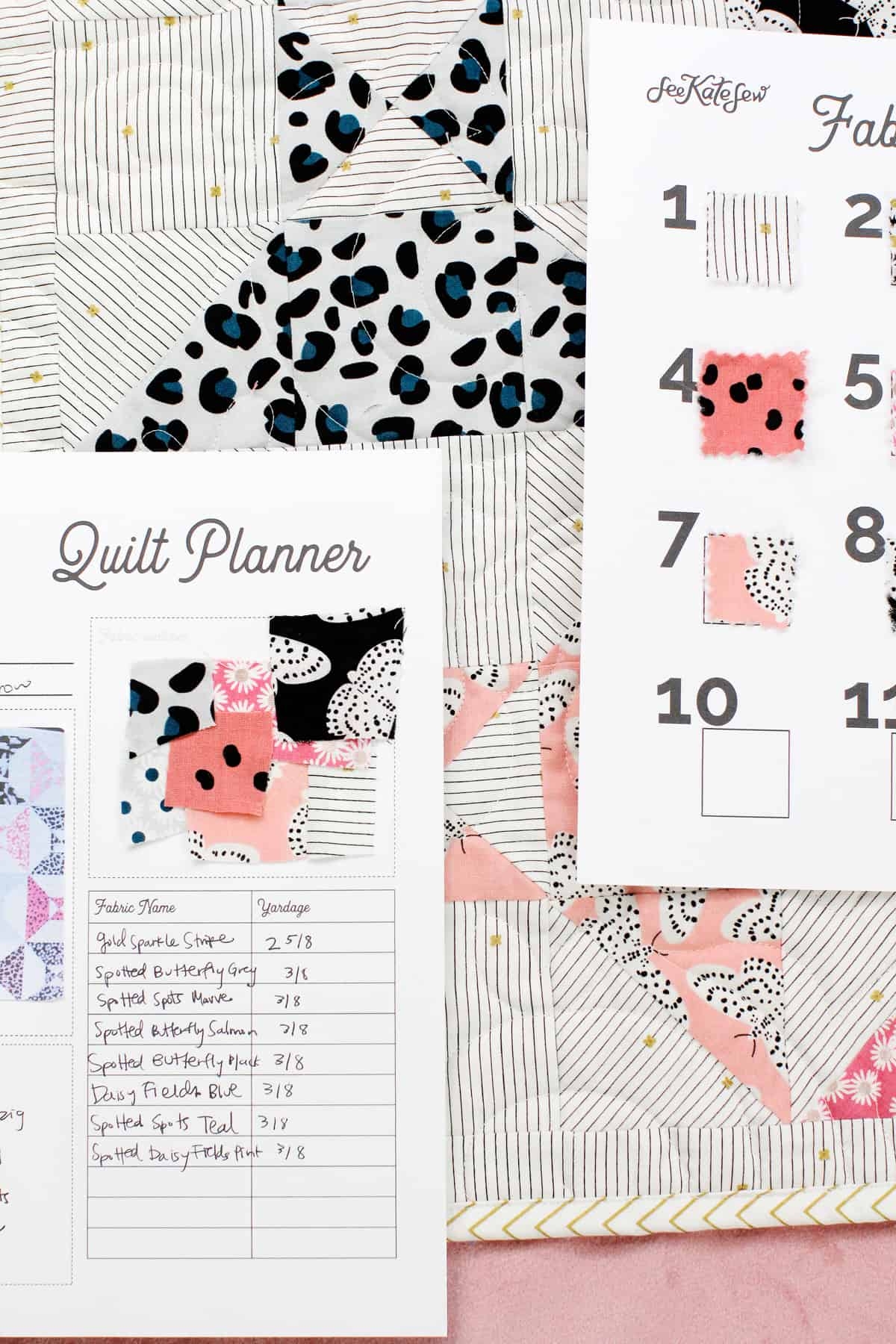 Free Printable Quilt Project Form