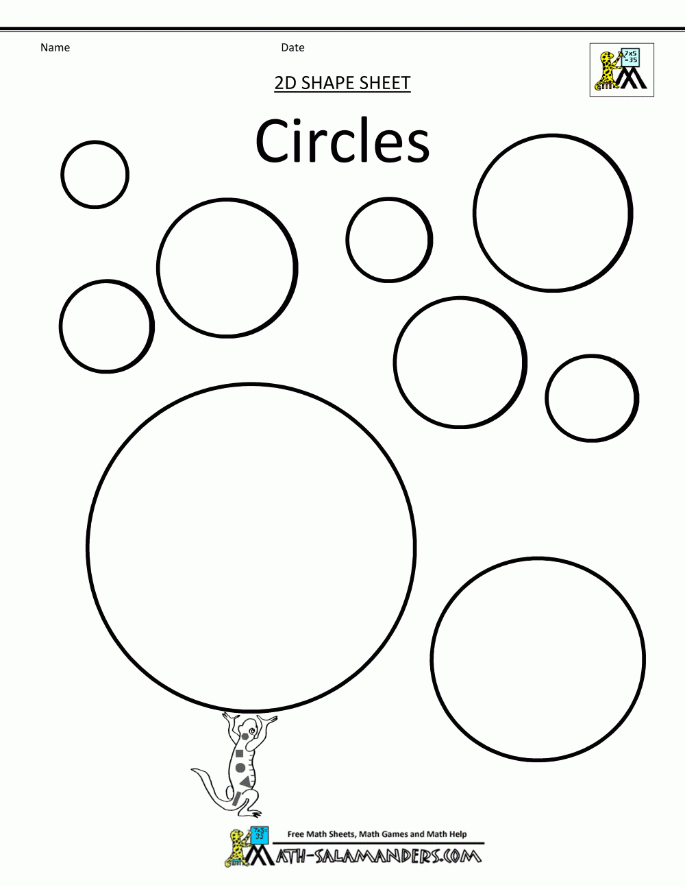 Shapes Clipart Basic 2D Shapes