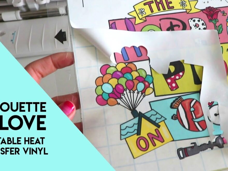 Silhouette Love PRINTABLE Heat Transfer Vinyl Tutorial YouTube