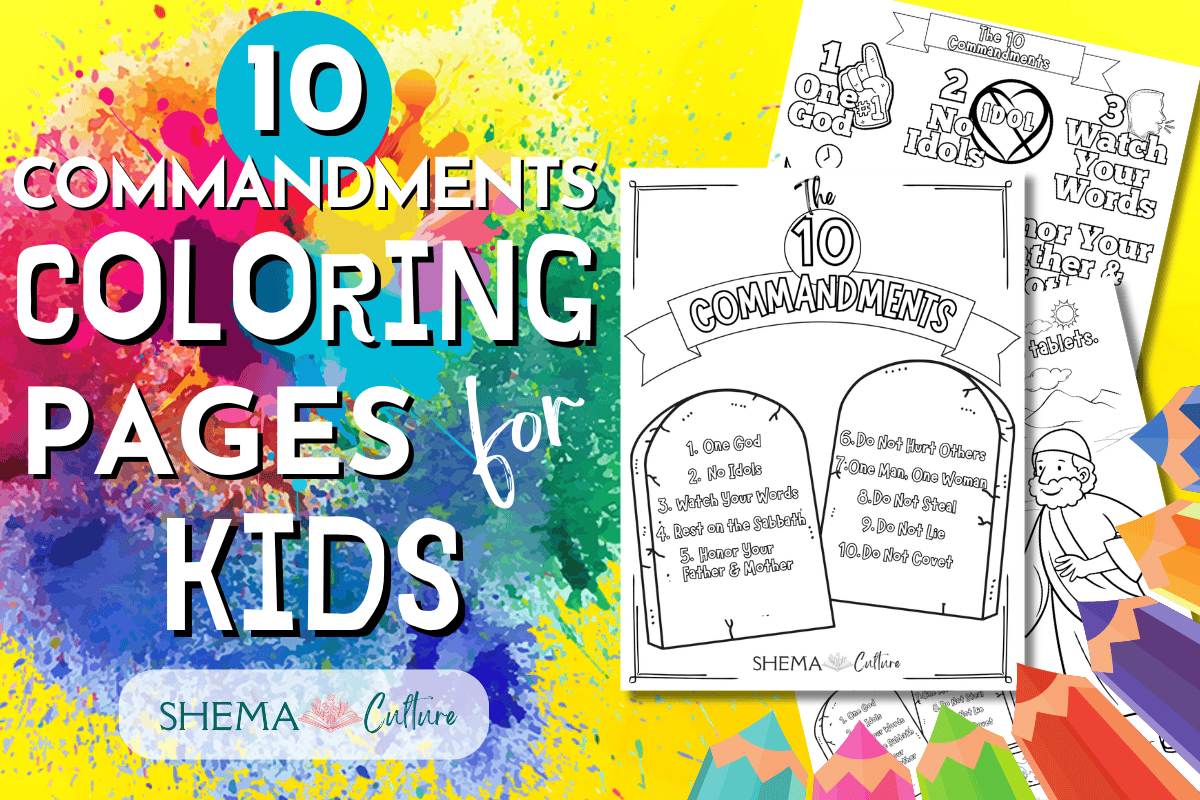 Ten Commandments For Kids Free Printable
