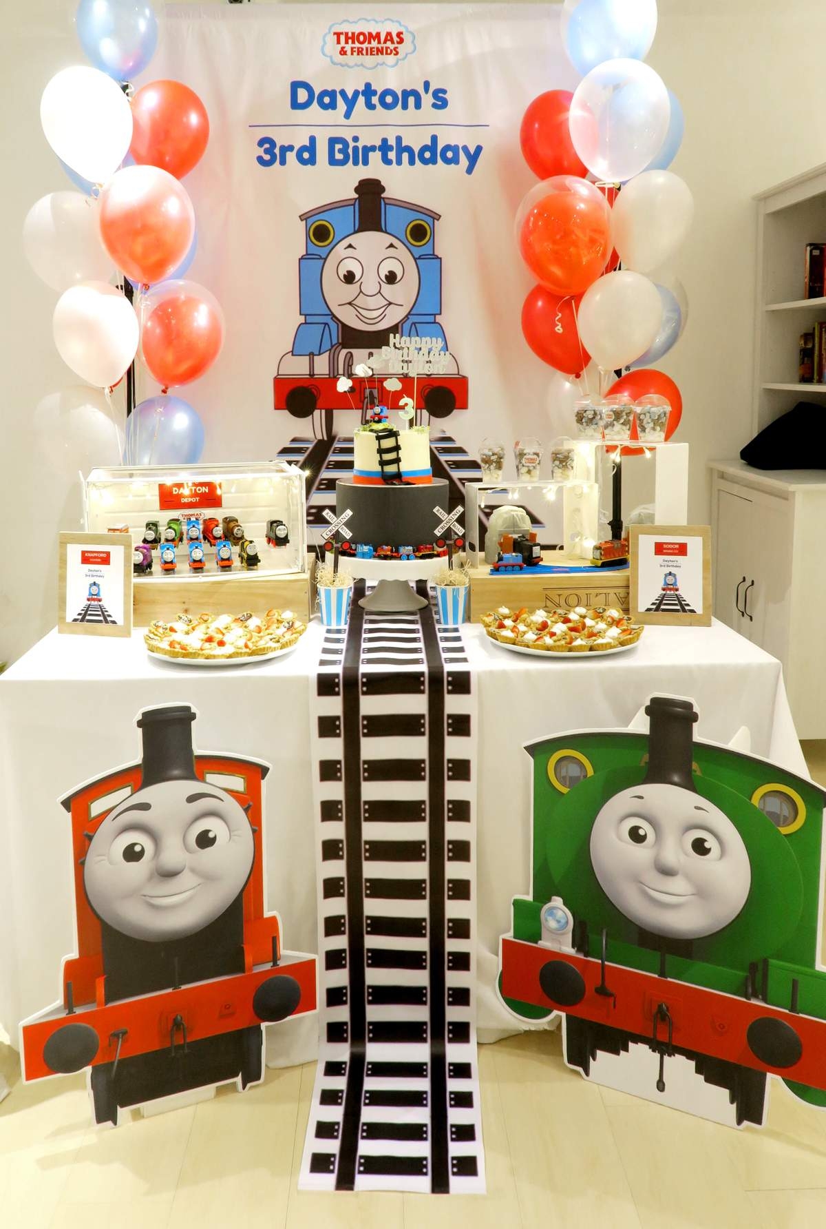 Thomas Friends Birthday Party Ideas Photo 2 Of 24 Catch My Party