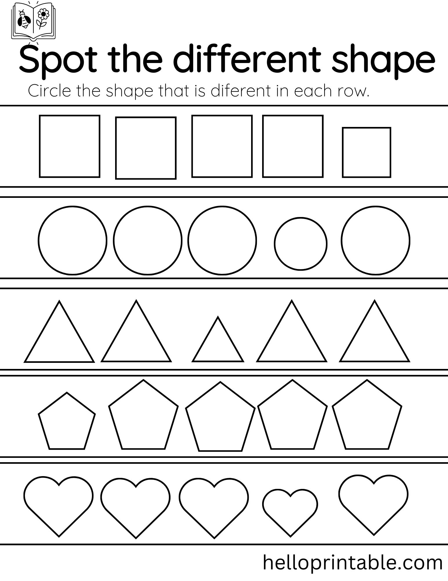 Understanding The Same Or Different Objects Worksheets Helloprintable