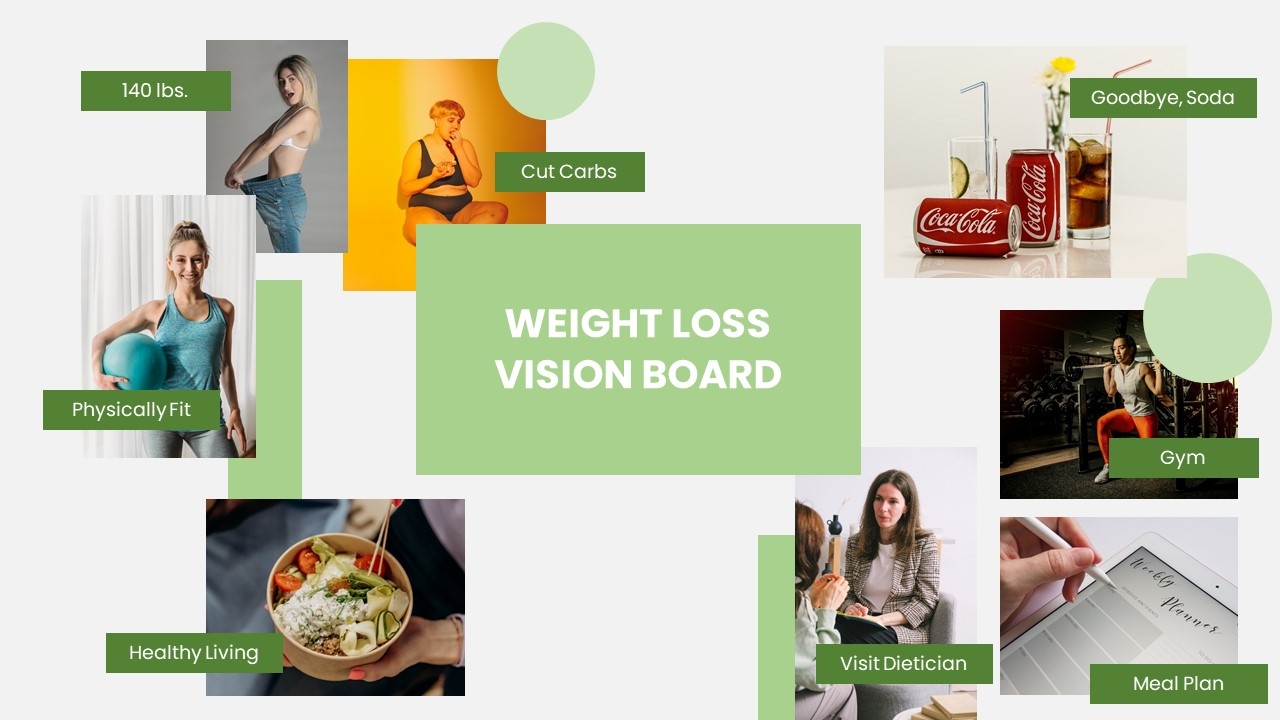 Weight Loss Vision Board Template In Google Slides Word PowerPoint Publisher Google Docs Download Template